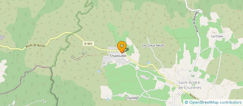 localisation de l'entreprise FAMU à SAINT-ANDRE-DE-CRUZIERES
