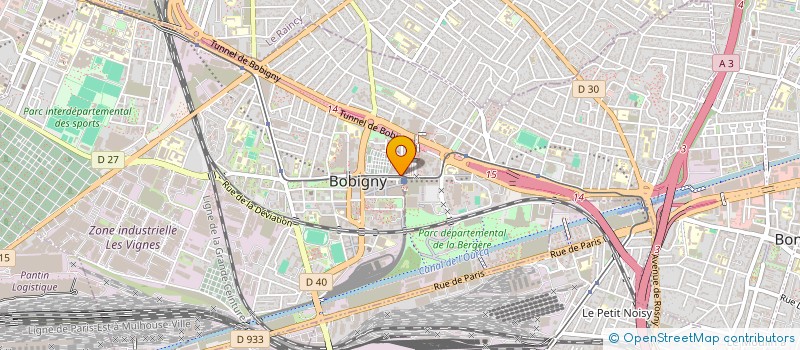 localisation de l'entreprise FAMUS  BOBIGNY