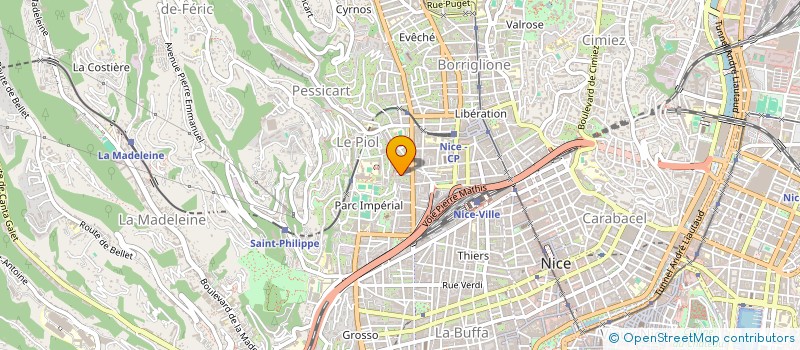 localisation de l'entreprise FAMY à NICE