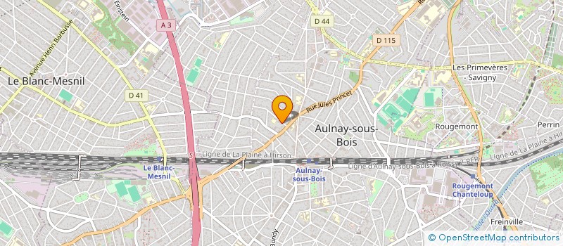 localisation de l'entreprise FAMY à AULNAY-SOUS-BOIS