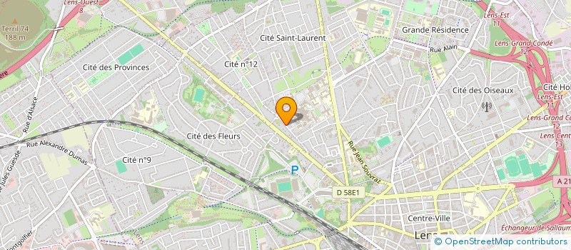 localisation de l'entreprise FAMY  LENS