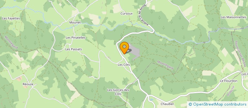 localisation de l'entreprise FAMY  MONTREGARD