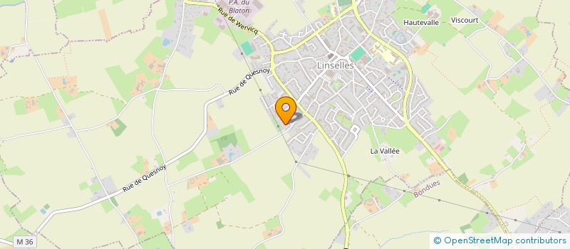 localisation de l'entreprise FAMYR à LINSELLES