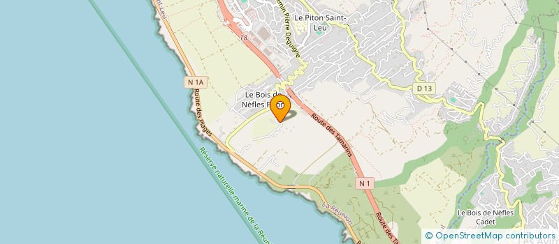 localisation de l'entreprise FAMYS 974 à SAINT-LEU