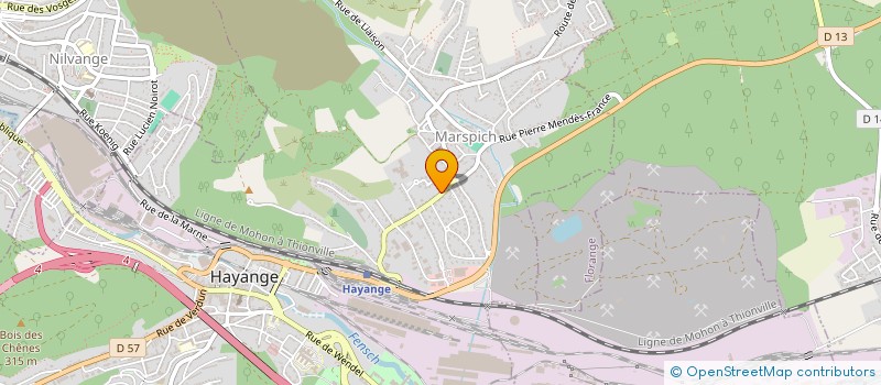 localisation de l'entreprise FAMYUNI  HAYANGE