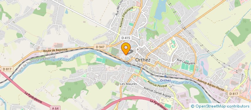 localisation de l'entreprise FAN à ORTHEZ