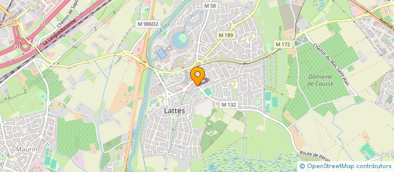 localisation de l'entreprise FAN à LATTES