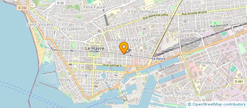 localisation de l'entreprise FAN à LE HAVRE