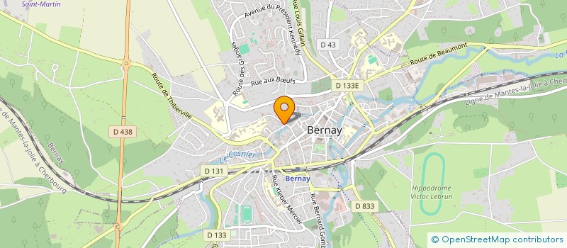 localisation de l'entreprise FAN BARBER à BERNAY