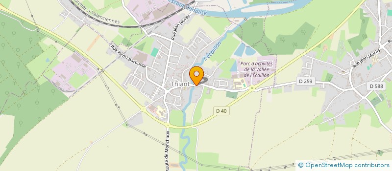 localisation de l'entreprise FAN CLUB ADRIEN FOURMAUX  THIANT