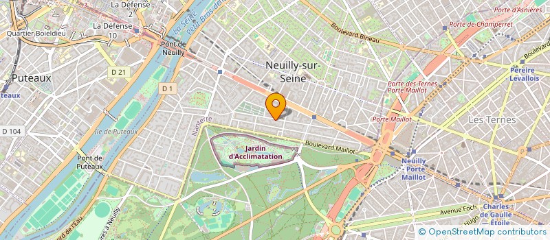 localisation de l'entreprise FAN CLUB AMICALEMENT VOTRE PREMIER CONTA à NEUILLY-SUR-SEINE