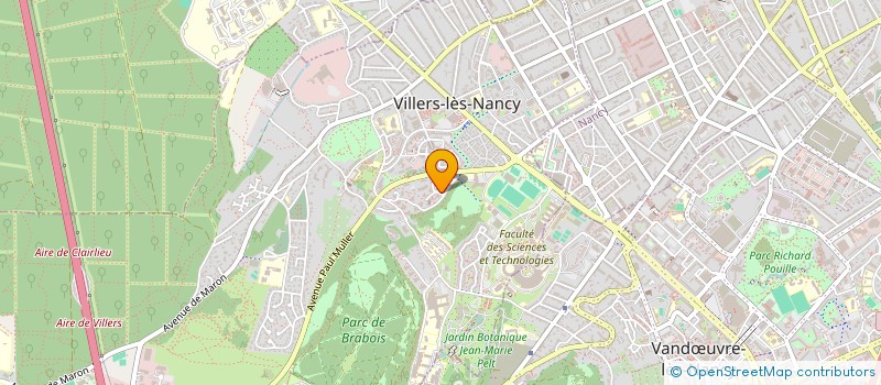localisation de l'entreprise FAN CLUB DE FABIENNE STEIN  VILLERS-LES-NANCY