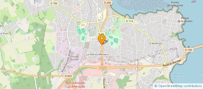localisation de l'entreprise FAN CLUB EMMANUEL ROLLAND  DINARD