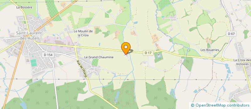 localisation de l'entreprise FAN CLUB JASON TESSON  OREE D'ANJOU