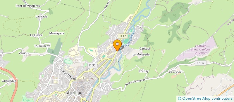 localisation de l'entreprise FAN CLUB ORCHESTRE PAT'CRYSPOL à AURILLAC