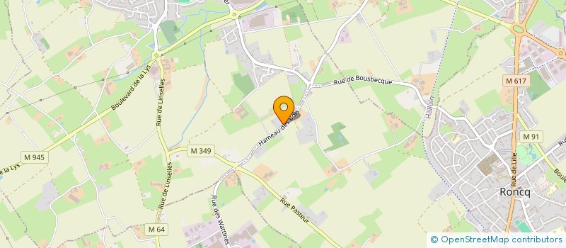 localisation de l'entreprise FAN CLUB VIP  BOUSBECQUE