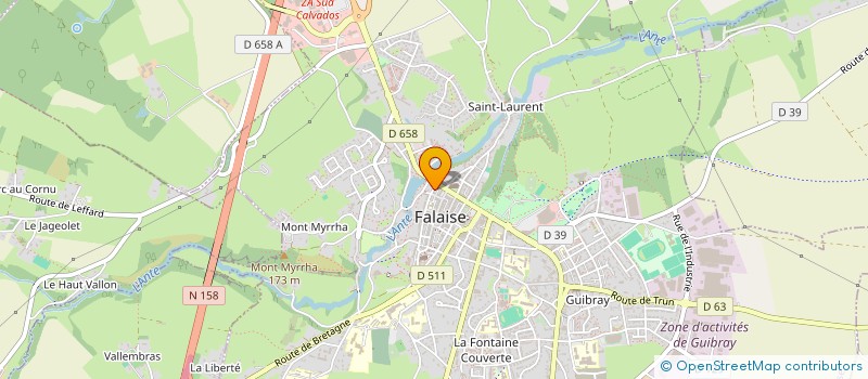 localisation de l'entreprise FAN COIFFURE FALAISE à FALAISE