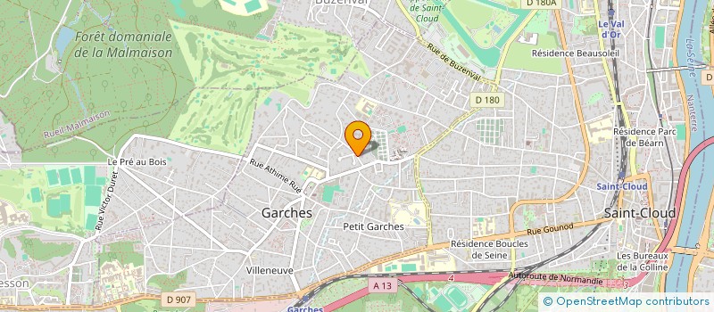 localisation de l'entreprise FAN - GAIFFE  GARCHES