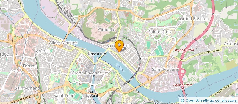 localisation de l'entreprise FAN'S AUTO-MOTO ECOLE à BAYONNE