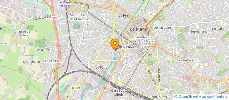 localisation de l'entreprise FAN'S CLUB JC CURRIT P HERVE  LE MANS