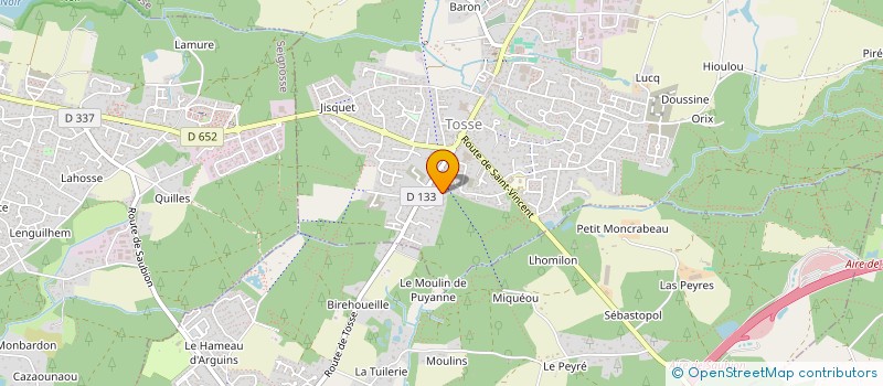 localisation de l'entreprise FAN2MAGIC  TOSSE