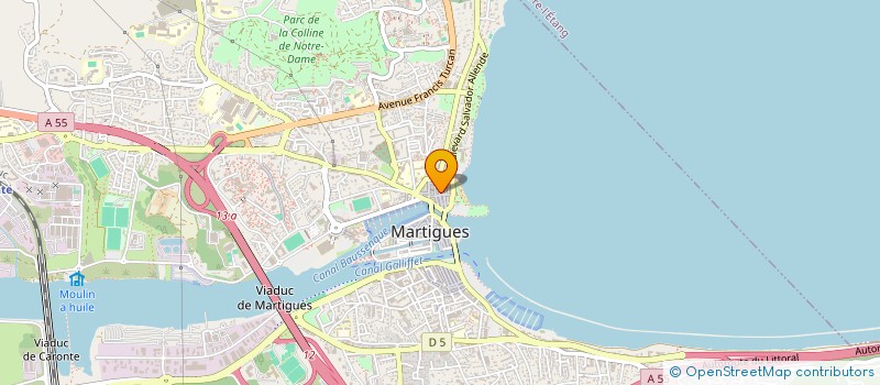 localisation de l'entreprise FANA à MARTIGUES