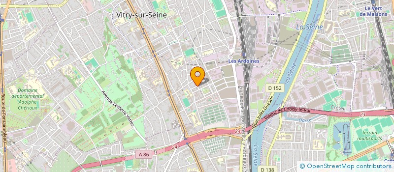 localisation de l'entreprise FANAKA  VITRY-SUR-SEINE