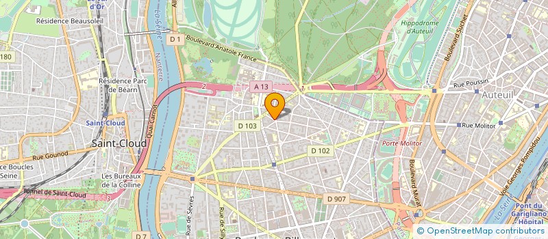 localisation de l'entreprise FANANDE  BOULOGNE-BILLANCOURT