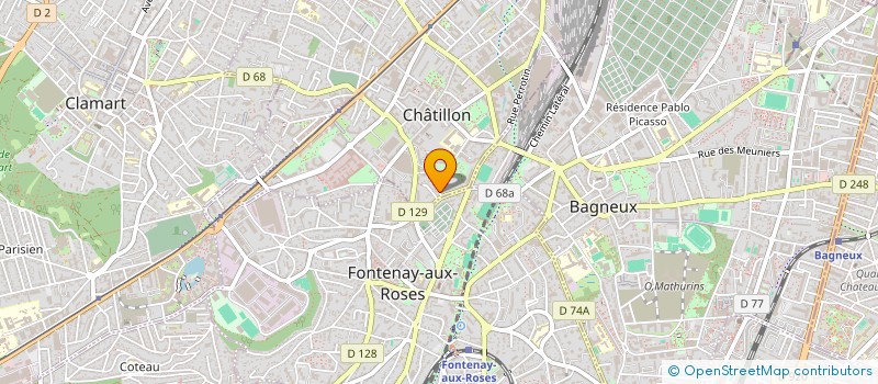 localisation de l'entreprise FANANDEL  CHATILLON