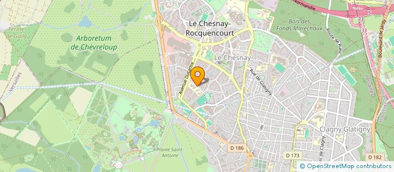 localisation de l'entreprise FANAO  LE CHESNAY-ROCQUENCOURT