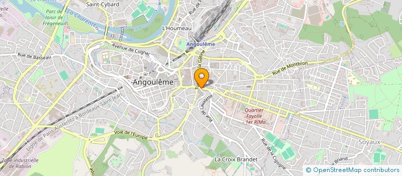 localisation de l'entreprise FANARI à ANGOULEME