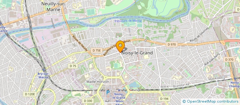 localisation de l'entreprise FANAT ' FLEURS à NOISY-LE-GRAND