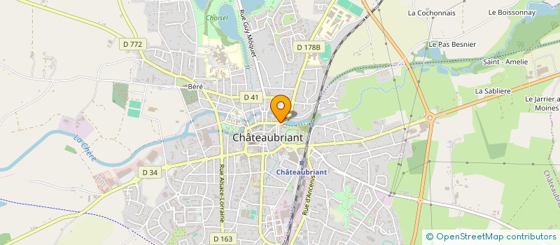 localisation de l'entreprise FANAV TAXI  CHATEAUBRIANT