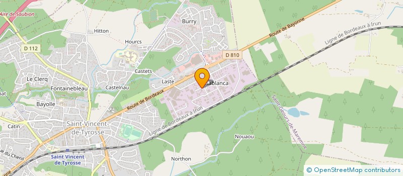 localisation de l'entreprise FANAVENUE à SAINT-VINCENT-DE-TYROSSE