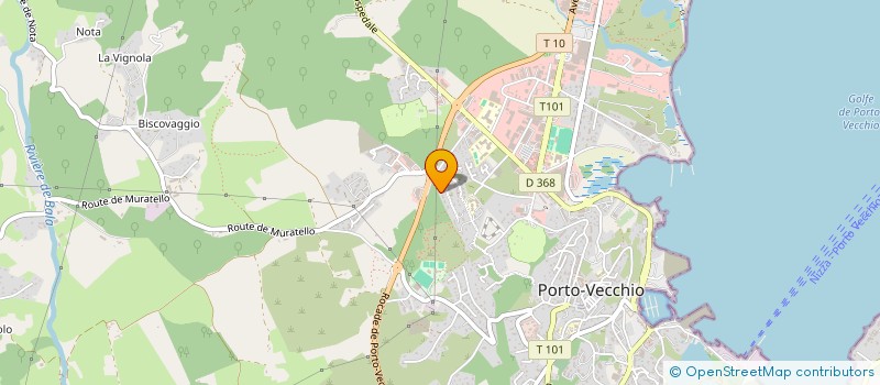 localisation de l'entreprise FANCELLU BATIMENTS à PORTO-VECCHIO