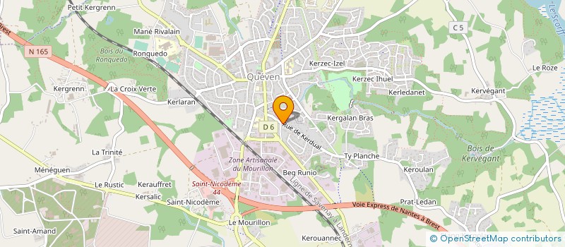 localisation de l'entreprise FANCH'EVENEMENTS  QUEVEN