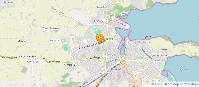 localisation de l'entreprise FANCH HYPO  PAIMPOL