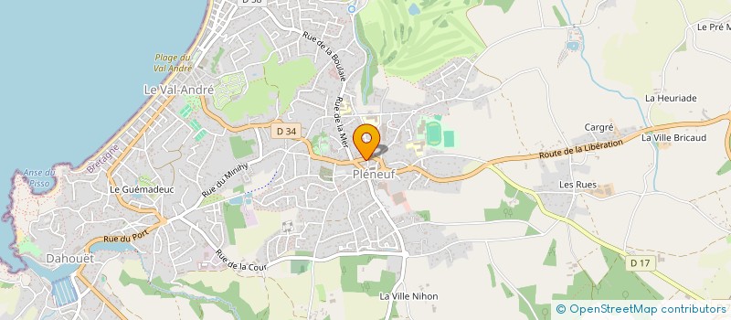 localisation de l'entreprise FANCH PPVA  PLENEUF-VAL-ANDRE