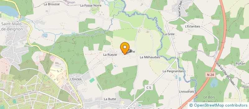 localisation de l'entreprise FANCHI  GUER