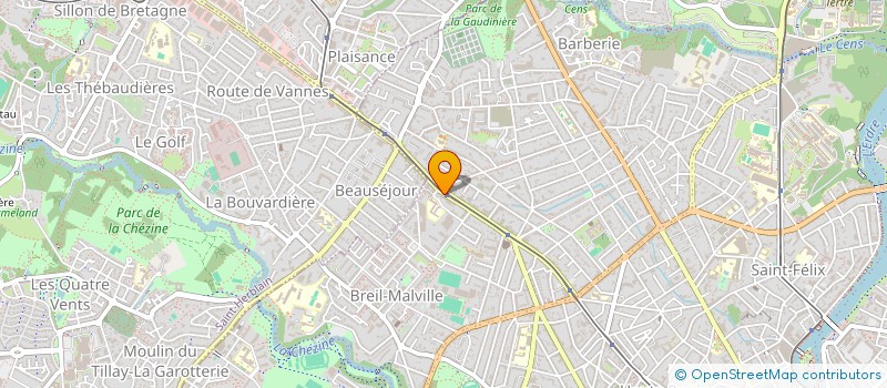 localisation de l'entreprise FANCHON à NANTES
