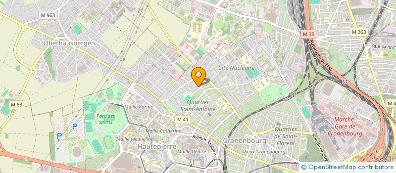 localisation de l'entreprise FANCHON CIGUE à STRASBOURG