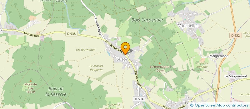 localisation de l'entreprise FANCHON PERE ET FILS à SUZOY