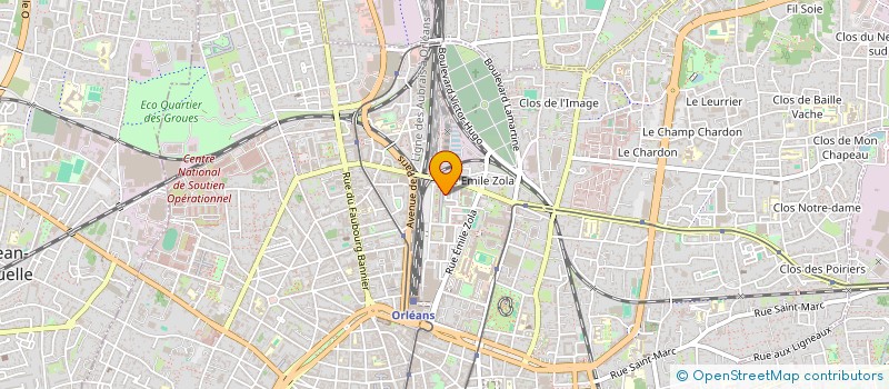 localisation de l'entreprise FANCITEX à ORLEANS