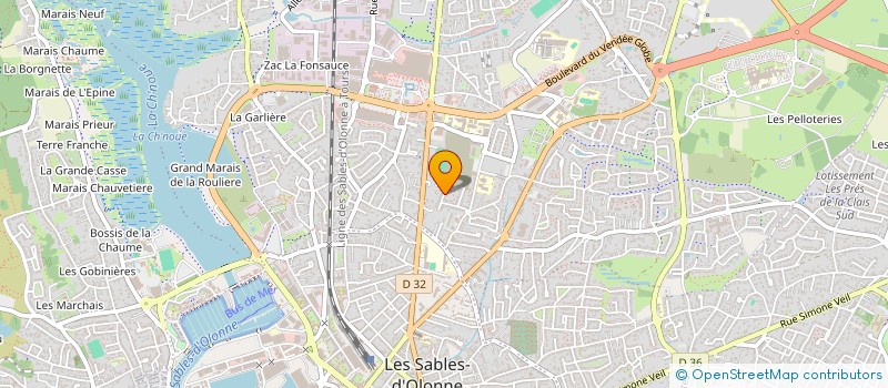 localisation de l'entreprise FANCLO à LES SABLES D'OLONNE