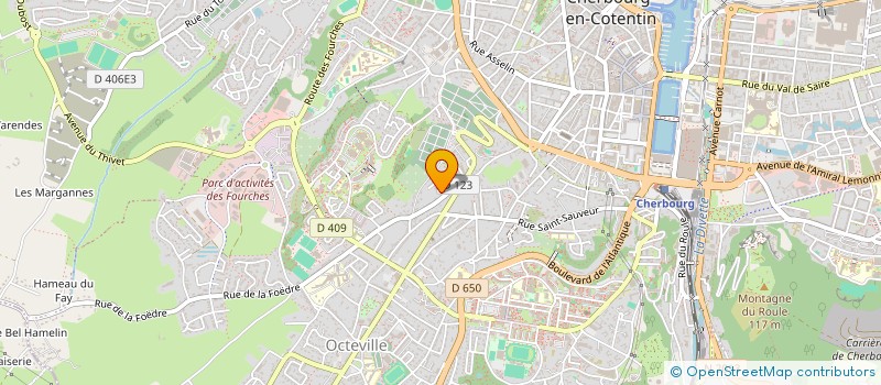 localisation de l'entreprise FANCOIS AGENCEMENT à CHERBOURG-EN-COTENTIN