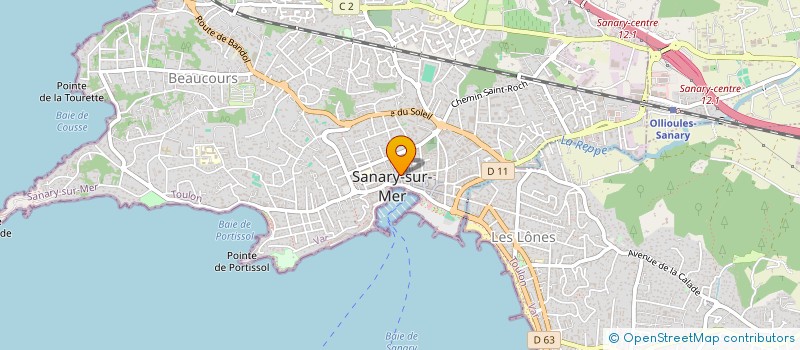 localisation de l'entreprise FANCY à SANARY-SUR-MER