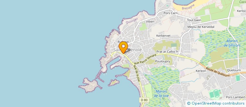 localisation de l'entreprise FAND  PENMARCH