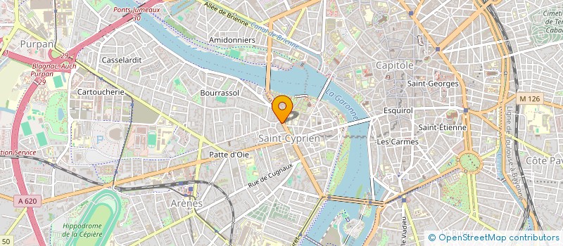localisation de l'entreprise FAND à TOULOUSE