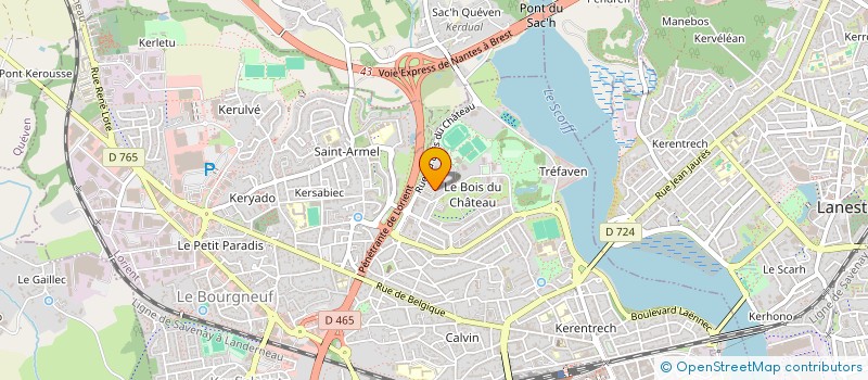 localisation de l'entreprise FANDBURY  LORIENT