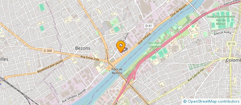 localisation de l'entreprise FANDCYS à BEZONS